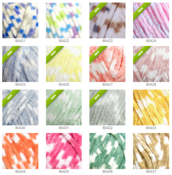 Fios para tricotar Himalaya Dolphin Baby Colors 80409 - 3