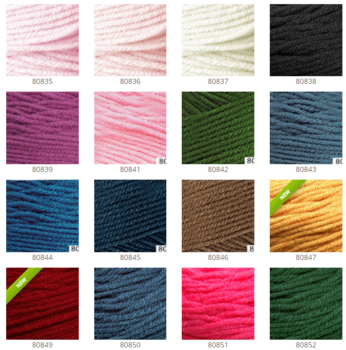 Плетива прежда Himalaya Super Soft Yarn 80801 - 4