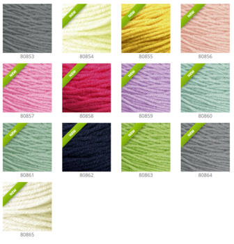 Knitting Yarn Himalaya Super Soft Yarn 80801 - 5