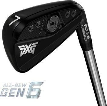 Golfschläger - Eisen PXG GEN6 0311P Double Black Irons LH 5-PW Regular Graphite - 2
