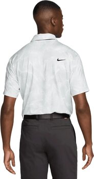 Риза за поло Nike Dri-Fit Tour Pine Print Mens Polo Summit White/Black L - 2