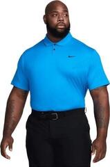 Chemise polo Nike Dri-Fit Tour Mens Solid Golf Light Photo Blue/Black L Chemise polo - 5