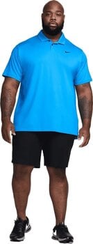 Риза за поло Nike Dri-Fit Tour Solid Mens Polo Light Photo Blue/Black L - 11