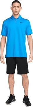 Риза за поло Nike Dri-Fit Tour Solid Mens Polo Light Photo Blue/Black M - 5