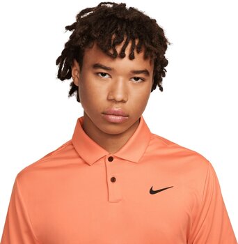 Polo Shirt Nike Dri-Fit Tour Solid Mens Polo Orange Trance/Black M - 3