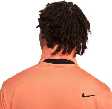 Poloshirt Nike Dri-Fit Tour Solid Mens Polo Orange Trance/Black M Poloshirt - 5