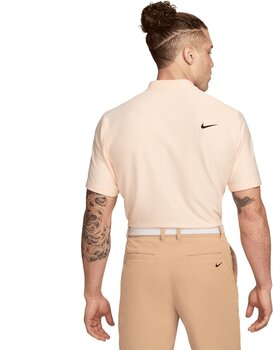 Camisa pólo Nike Dri-Fit Tour Texture Mens Polo Guava Ice/Black 2XL - 2