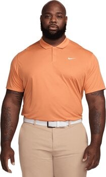 Polo košile Nike Dri-Fit Victory Solid Mens Polo Orange Trance/White M Polo košile - 5