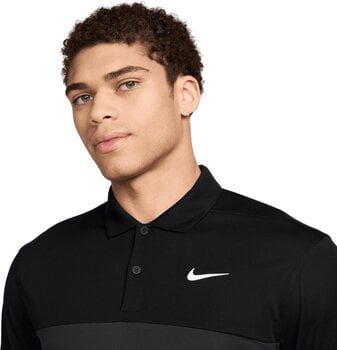 Polo Shirt Nike Dri-Fit Victory+ Mens Black/Iron Grey/Dark Smoke Grey/White L Polo Shirt - 3