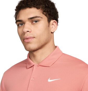 Polo Nike Dri-Fit Victory+ Mens Polo Light Madder Root/Light Carbon/White L - 3