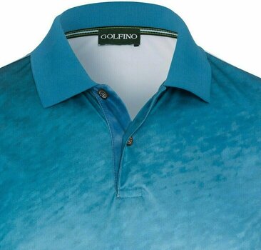 Polo košile Golfino All-over Printed Pánské Golfové Polo  Ocean 54 - 3