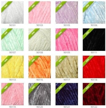 Knitting Yarn Himalaya Velvet Pro 90101 - 3