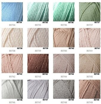 Knitting Yarn Himalaya Super Soft Dk 80701 Knitting Yarn - 5