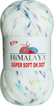 Pređa za pletenje Himalaya Super Soft Dk Dot 76002 - 2
