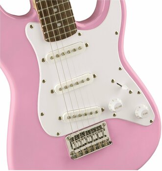Elektromos gitár Fender Squier Mini Stratocaster V2 IL Pink - 5