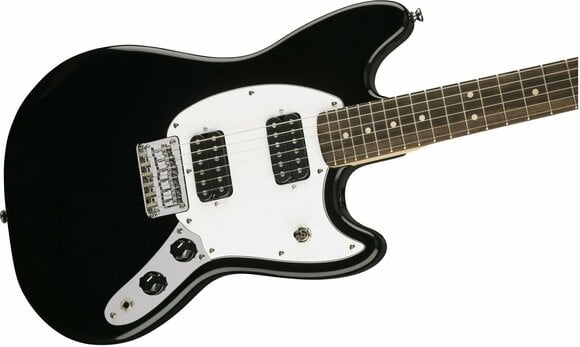 Elektrische gitaar Fender Squier Bullet Mustang HH IL Black - 2