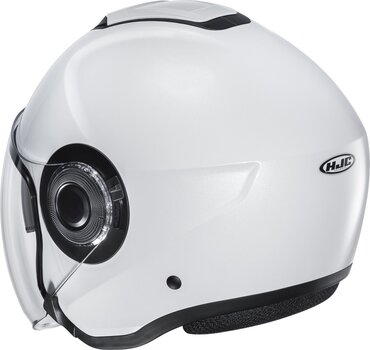 Hjälm HJC i40N Solid Pearl White S Hjälm - 4