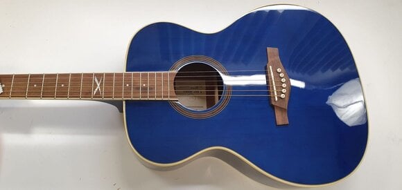 Jumbo akoestische gitaar Eko guitars NXT A100 Blue (Zo goed als nieuw) - 2