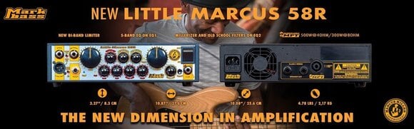 Amplificateur basse à transistors Markbass Little Marcus 58R - 6