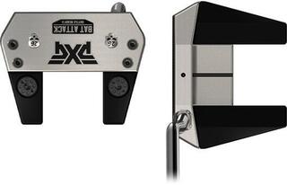 Golfová palica Putter PXG Battle Ready II Bat Attack Double Bend/Chróm - 1