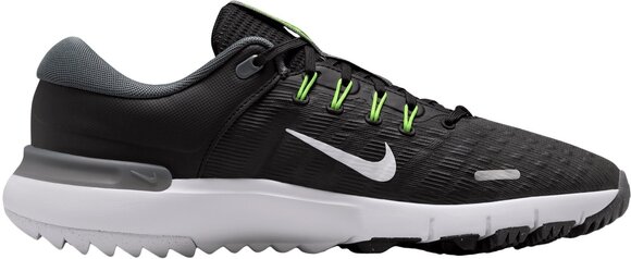 Men's golf shoes Nike Free Golf Unisex Shoes Black/White/Iron Grey/Volt 44 - 4