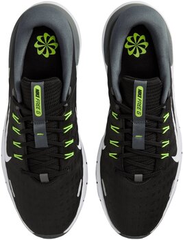 Chaussures de golf pour hommes Nike Free Golf Unisex Shoes Black/White/Iron Grey/Volt 44 - 6