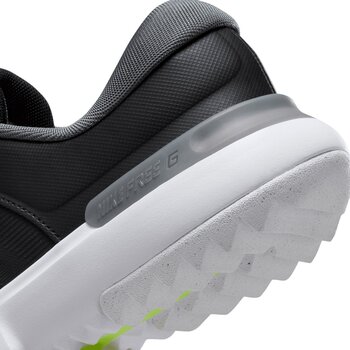 Men's golf shoes Nike Free Golf Unisex Shoes Black/White/Iron Grey/Volt 44 - 11