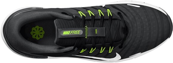 Men's golf shoes Nike Free Golf Unisex Shoes Black/White/Iron Grey/Volt 45 - 8