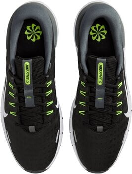 Chaussures de golf pour hommes Nike Free Golf Unisex Shoes Black/White/Iron Grey/Volt 45,5 - 6