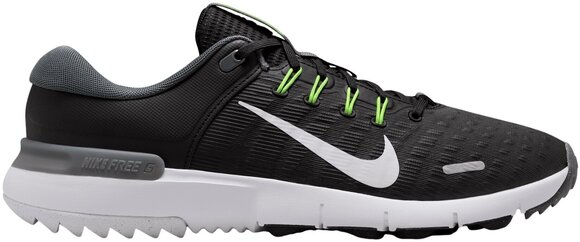 Heren golfschoenen Nike Free Golf Unisex Shoes Black/White/Iron Grey/Volt 41 - 3