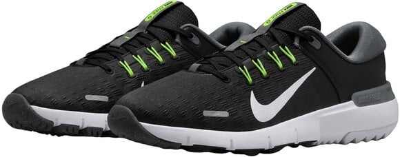 Мъжки голф обувки Nike Free Golf Unisex Shoes Black/White/Iron Grey/Volt 43 - 5