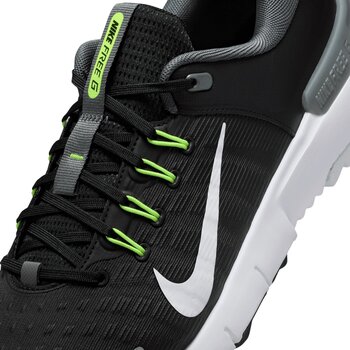 Golfsko til mænd Nike Free Golf Unisex Shoes Black/White/Iron Grey/Volt 43 - 10