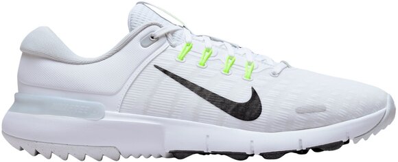 Chaussures de golf pour hommes Nike Free Golf Unisex Shoes White/Black/Pure Platinum/Wolf Grey 44 - 3
