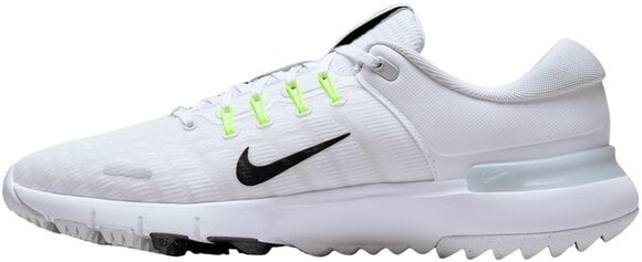 Férfi golfcipők Nike Free Golf Unisex Shoes White/Black/Pure Platinum/Wolf Grey 45,5 - 2