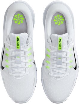 Férfi golfcipők Nike Free Golf Unisex Shoes White/Black/Pure Platinum/Wolf Grey 45,5 - 7