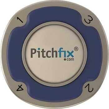 Golf Ball Marker Pitchfix Multimarker Poker Chip Blue - 2