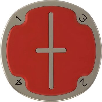 Golf Ball Marker Pitchfix Multimarker Poker Chip Red - 3