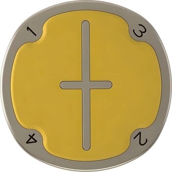 Golf Ball Marker Pitchfix Multimarker Poker Chip Yellow - 3