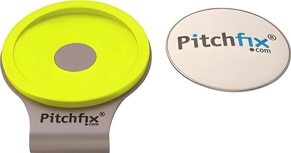 Golf Ball Marker Pitchfix HatClip 2.0 Fluorescent Yellow - 2