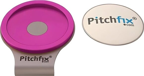 Golf Ball Marker Pitchfix HatClip 2.0 Purple - 2