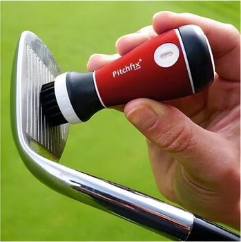 Golf Werkzeug Pitchfix AquaBrush Red - 2