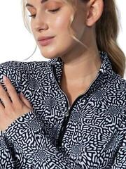 Polo Shirt Daily Sports Kyoto Long-Sleeved Shirt Monocrome Black - 3