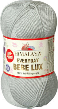 Knitting Yarn Himalaya Everyday Bebe Lux 70401 Knitting Yarn - 2
