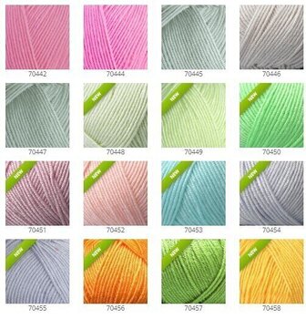 Knitting Yarn Himalaya Everyday Bebe Lux 70401 - 5