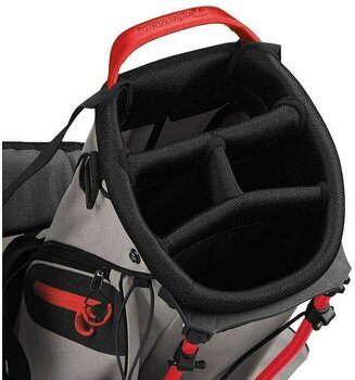 Чантa за голф TaylorMade Flextech Lite Gray/Red Stand Bag 2017 - 2