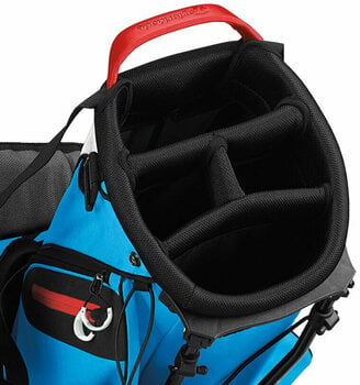 Borsa da golf Stand Bag TaylorMade TM17 Flextech Lite White Blue Red - 2