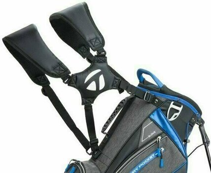 Golf Bag TaylorMade Classic Black/Charcoal/Black Stand Bag - 2
