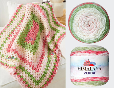 Fil à tricoter Himalaya Verda Fil à tricoter 1048-08 - 2