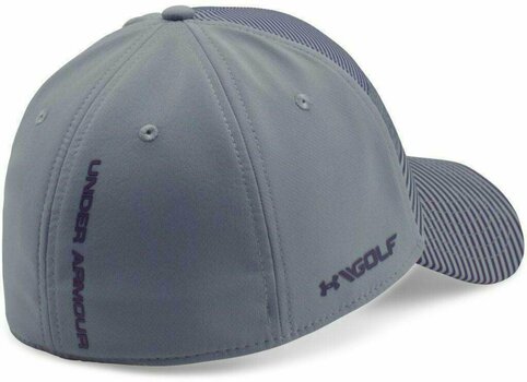Baseball sapka Under Armour Men's Golf Striped Out Cap Steel/Gooseberry Purple L/XL - 2
