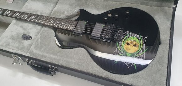 Električna kitara ESP LTD KH-3 Spider Kirk Hammett Black Spider Graphic (Rabljeno) - 6